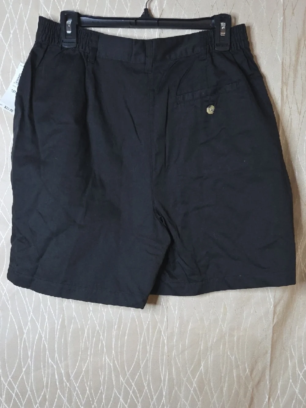 Jennifer Moore Black Women's Flat-Front Shorts‎